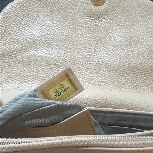 Chanel Beige Half Moon WOC Bag Purse - Picture 8 of 11